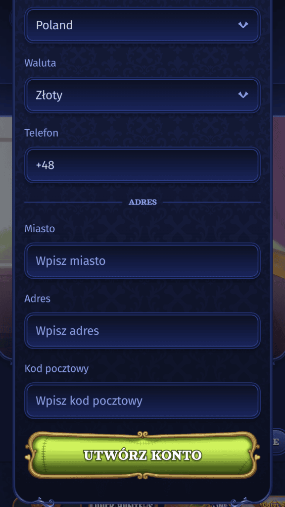 Ostatnie dane i finalizacja rejestracji