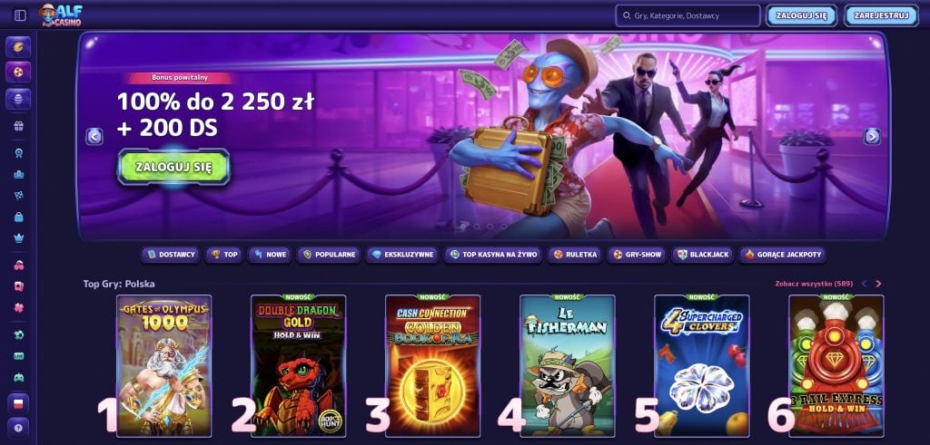 Alf Casino recenzja