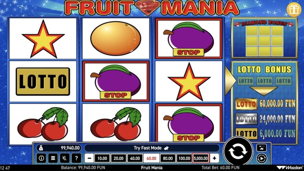 Fruit Mania demo