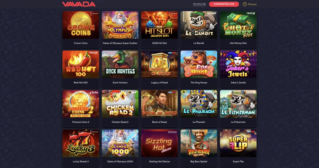 Gier w Vavada Casino