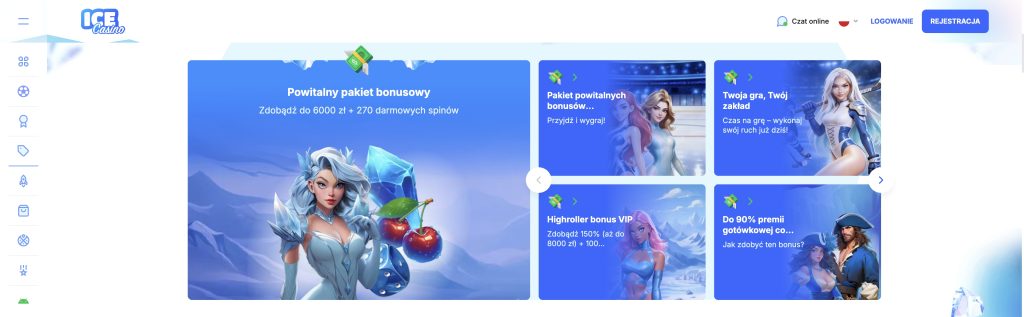 Ice Casino bonusy