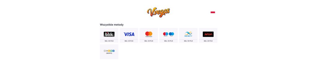 V.Vegas Casino wpłaty i wypłaty