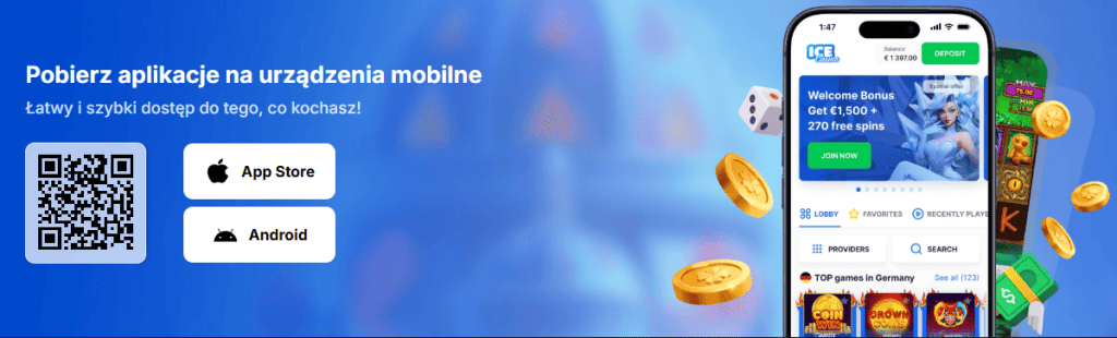 Aplikacja mobilna Ice Casino