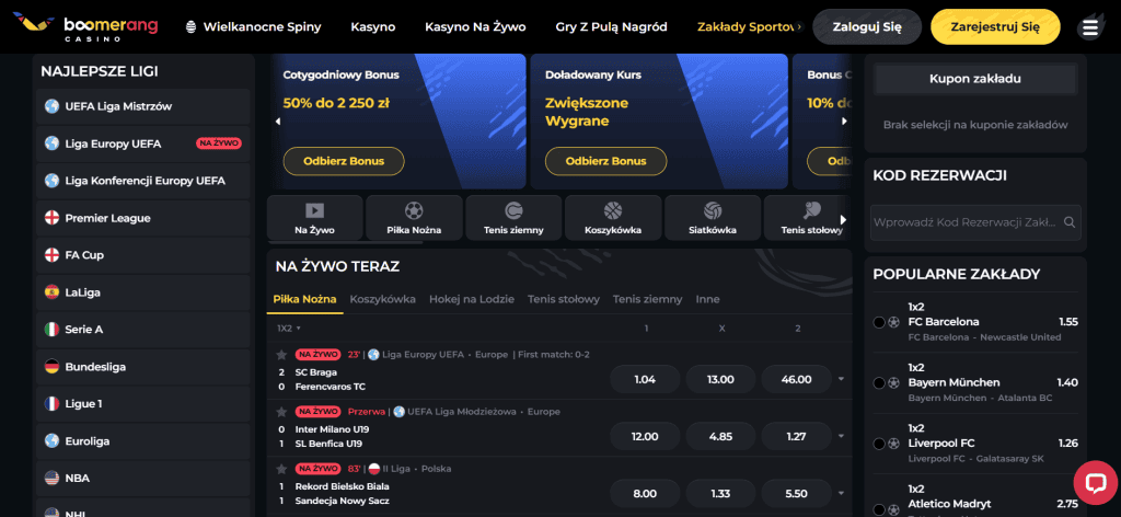 Zakłady sportowe Boomerang