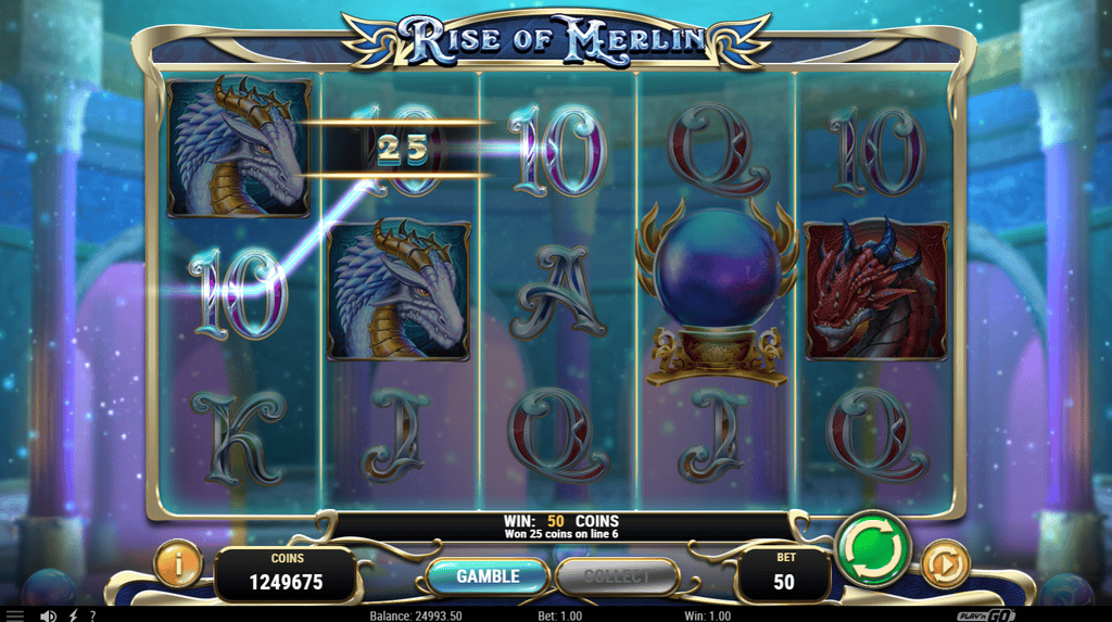 Wygrana trafiona w Rise of Merlin