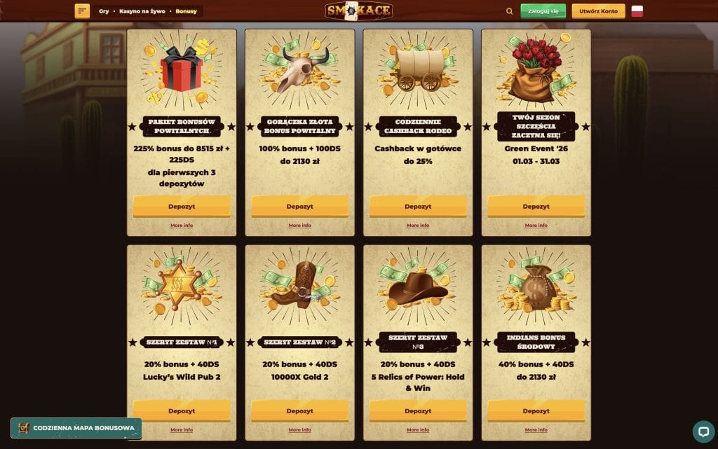 SmokAce bonusy i promocj