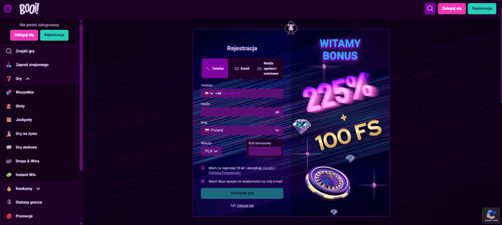 Booi strona główna