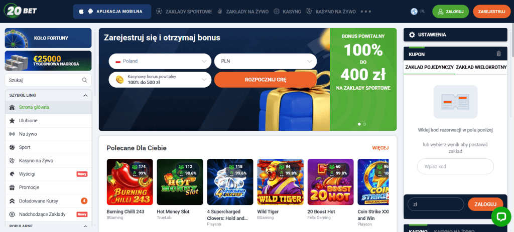 Strona główna 20Bet Casino