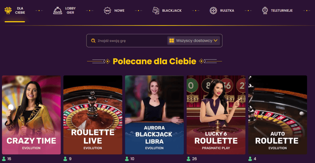 Bizzo Casino kasyno na żywo