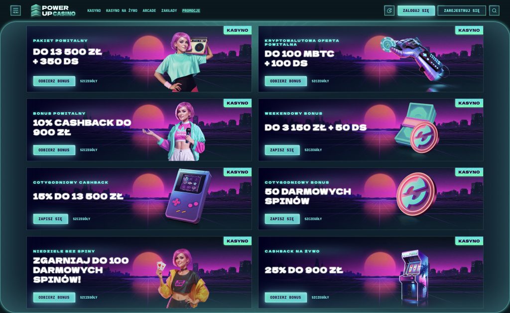 PowerUp bonusy i promocje