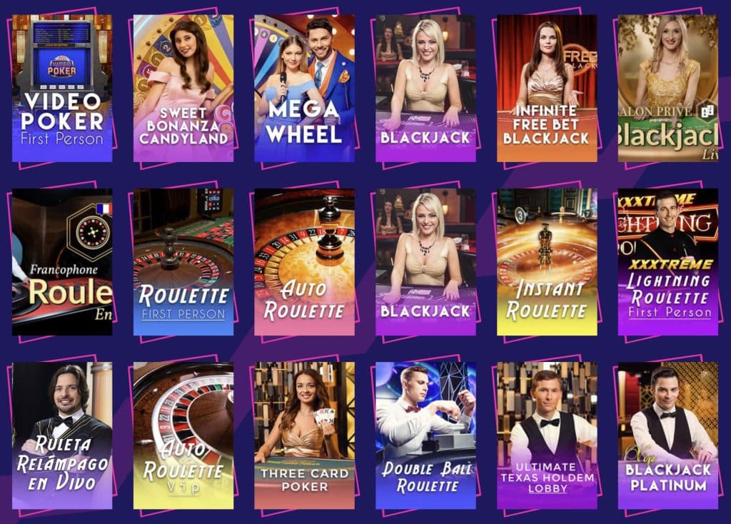 RoySpins gry kasynowe na żywo