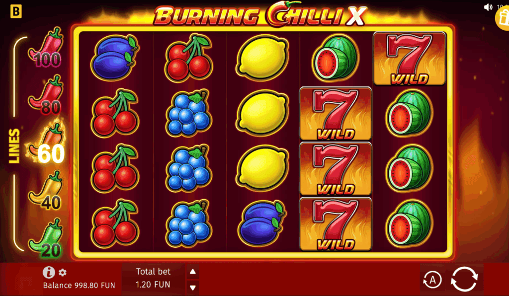 Graj za darmo Burning Chilli X