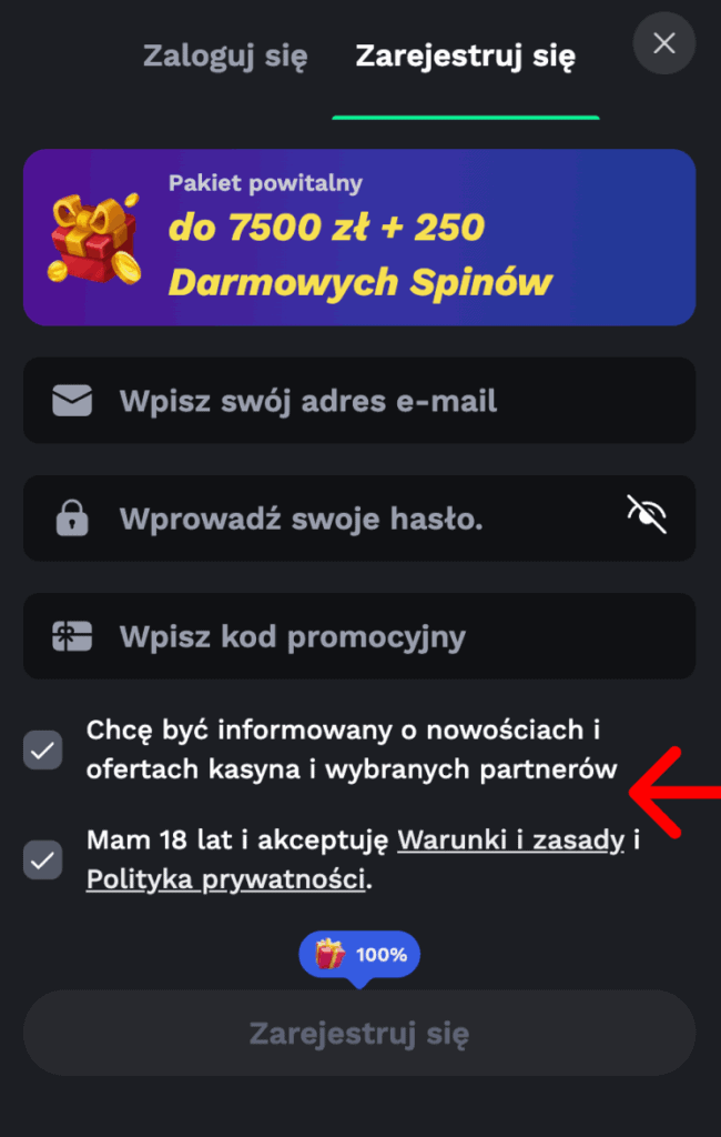 Zaakceptuj zgody.