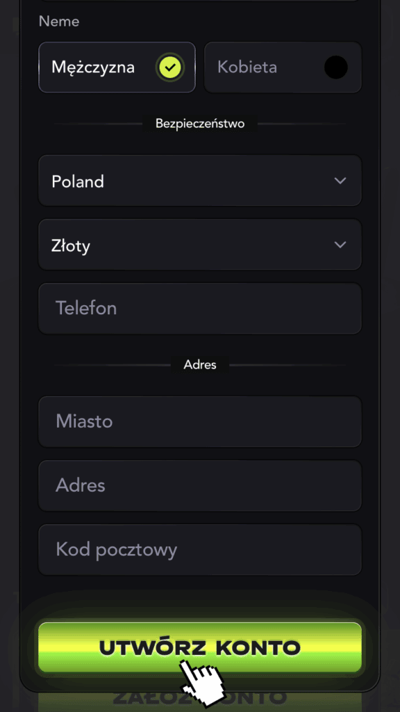 Podaj wymagane informacje