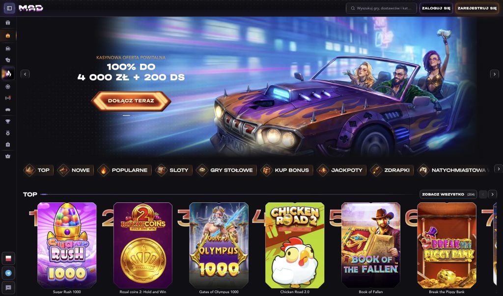 MAD Casino recenzja