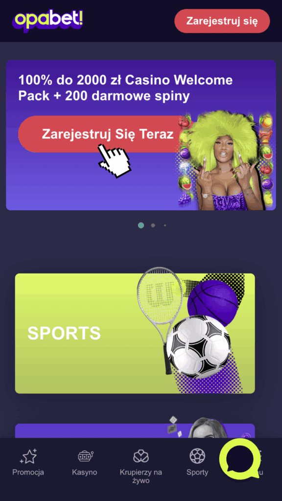 Otwórz formularz rejestracyjny