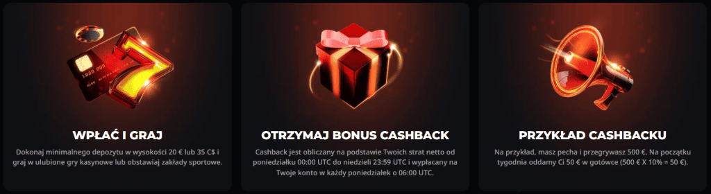 Cashback Instant Casino