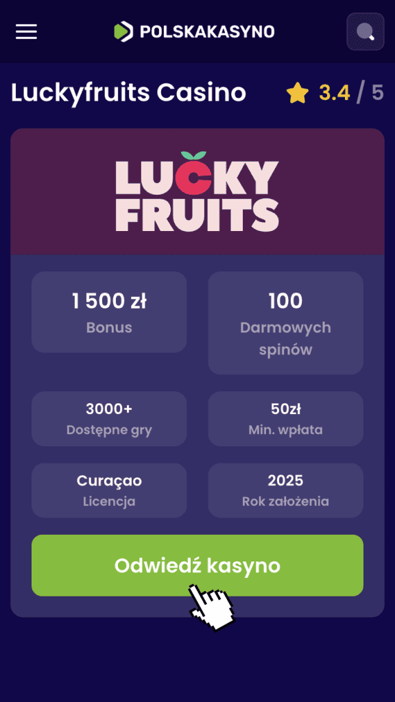 Odwiedź stronę kasyna