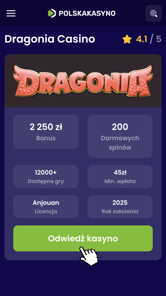 Przejdź na stronę kasyna