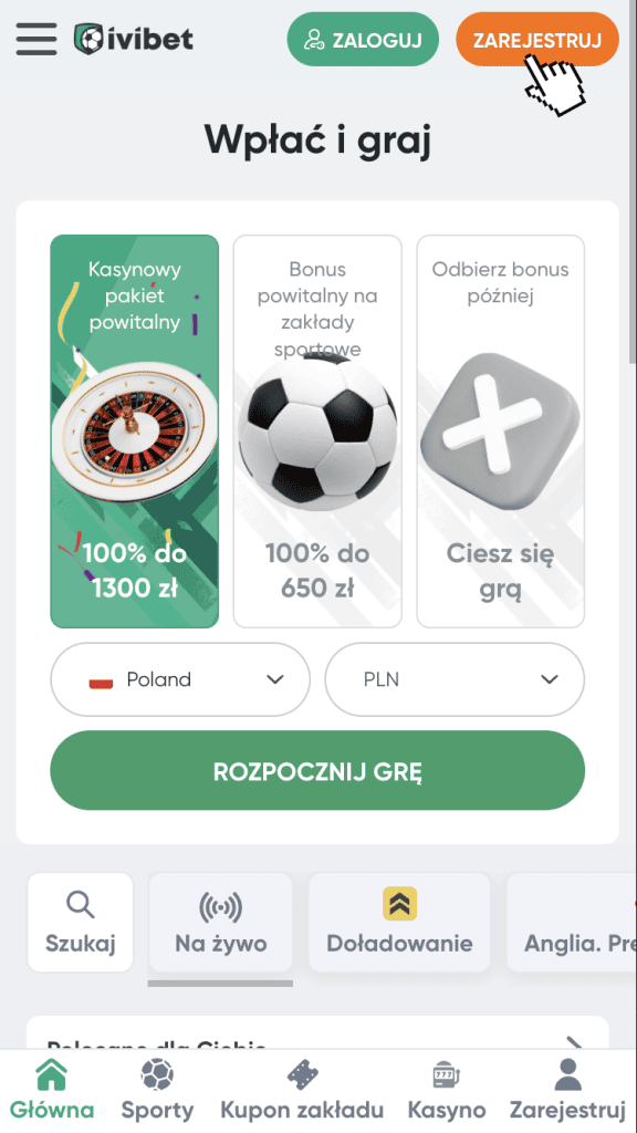 Rozpocznij rejestrację