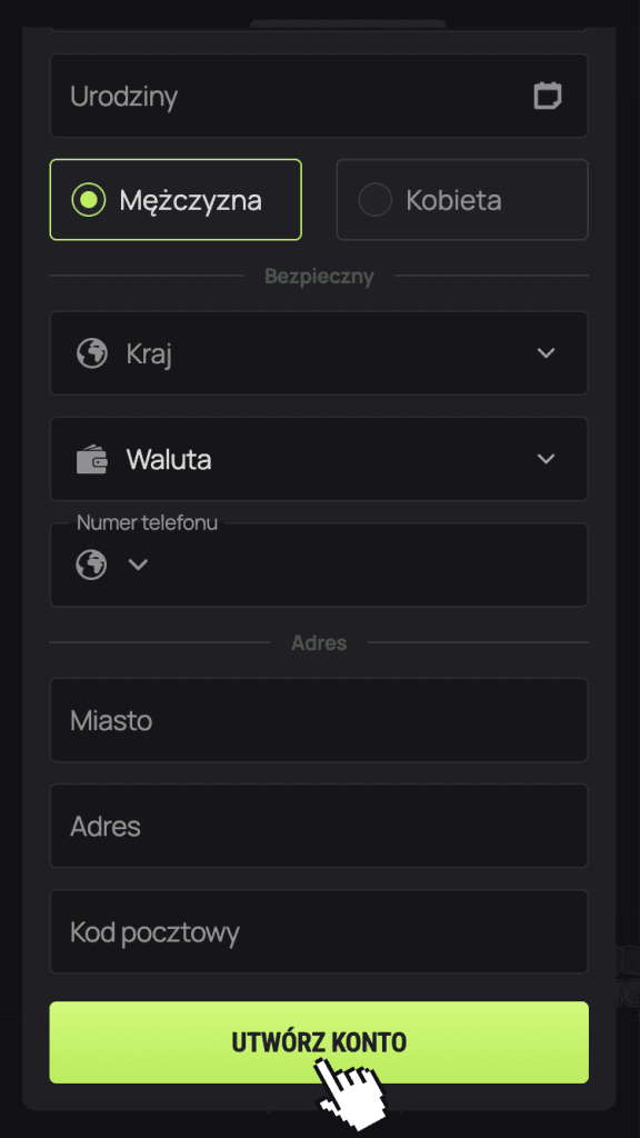 Podaj szczegółowe dane