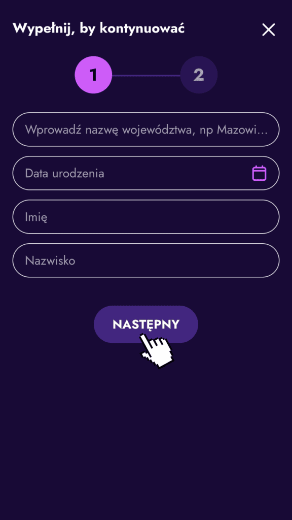 Uzupełnij swój profil gracza