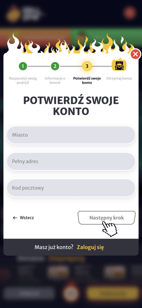 Podaj dane adresowe