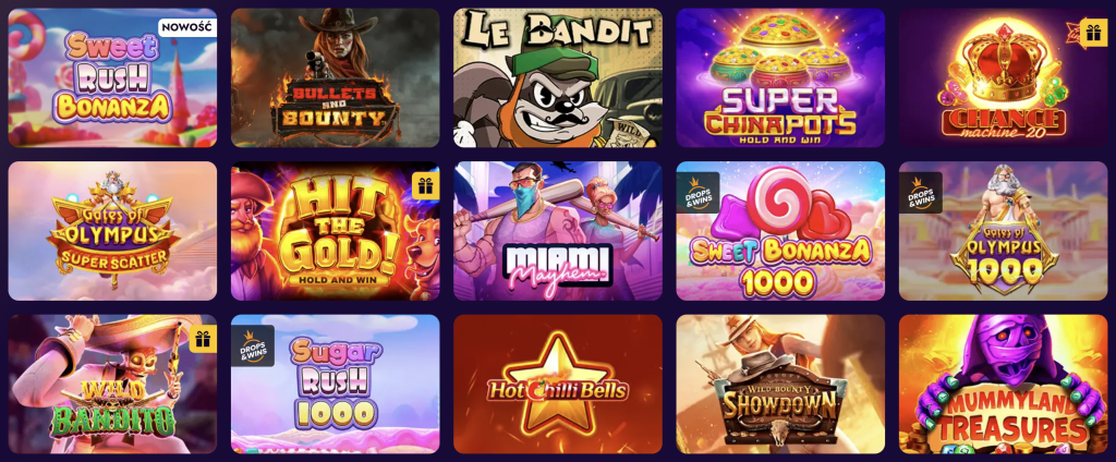 Irwin Casino - gry slotowe