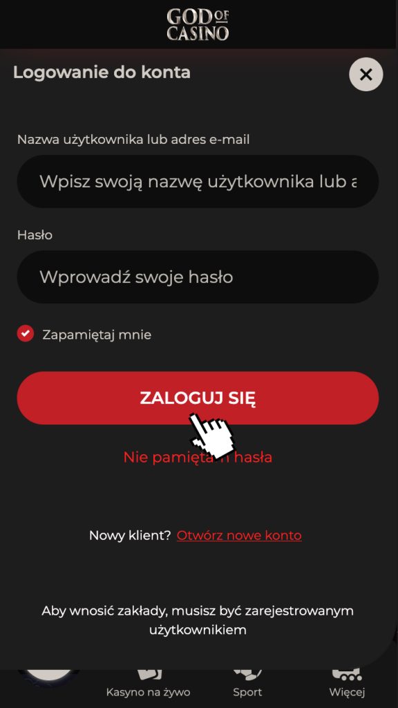 Ciesz się grą w God Of Casino