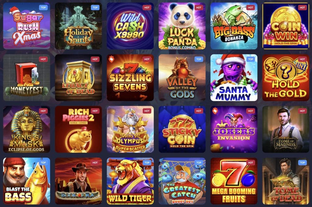 Spinlander Casino - Popularne gry