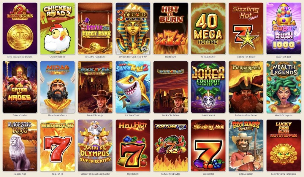 Vipluck casino - popularne gry