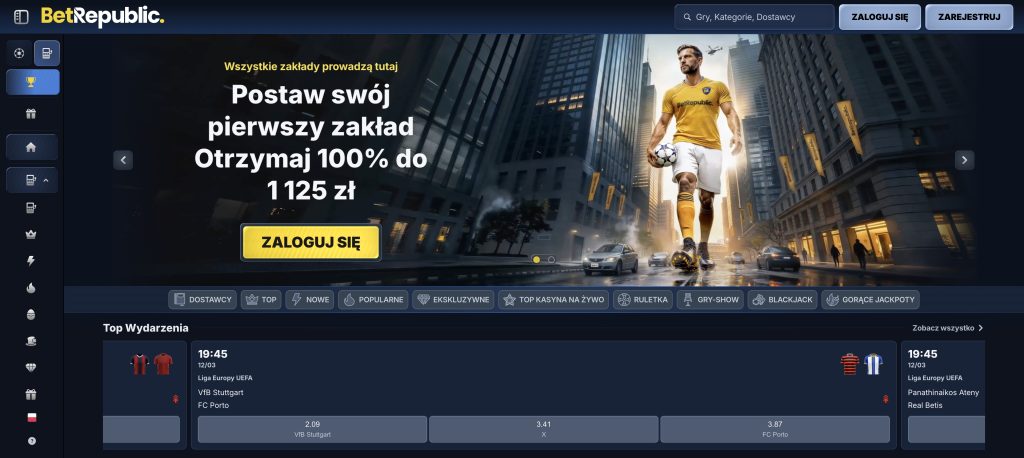 BetRepublic Casino recenzja