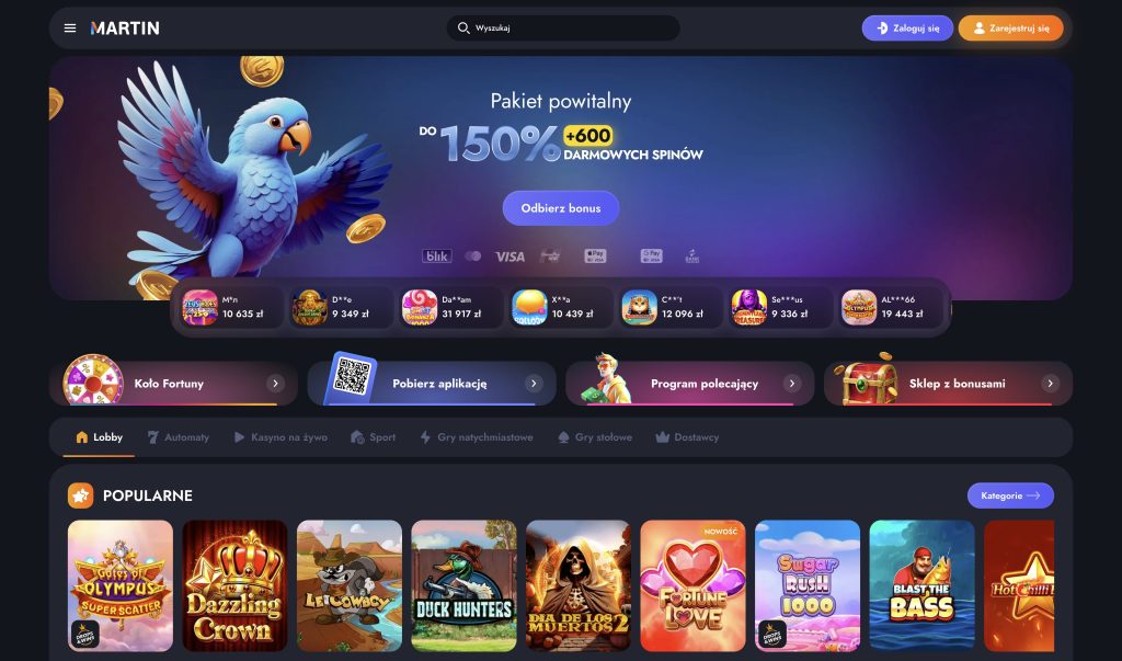 Martin Casino recenzja
