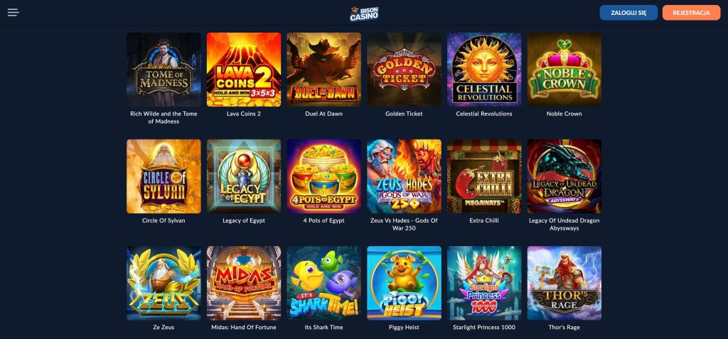 Bison Casino - gier