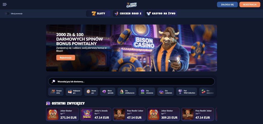 Bison Casino recenzja