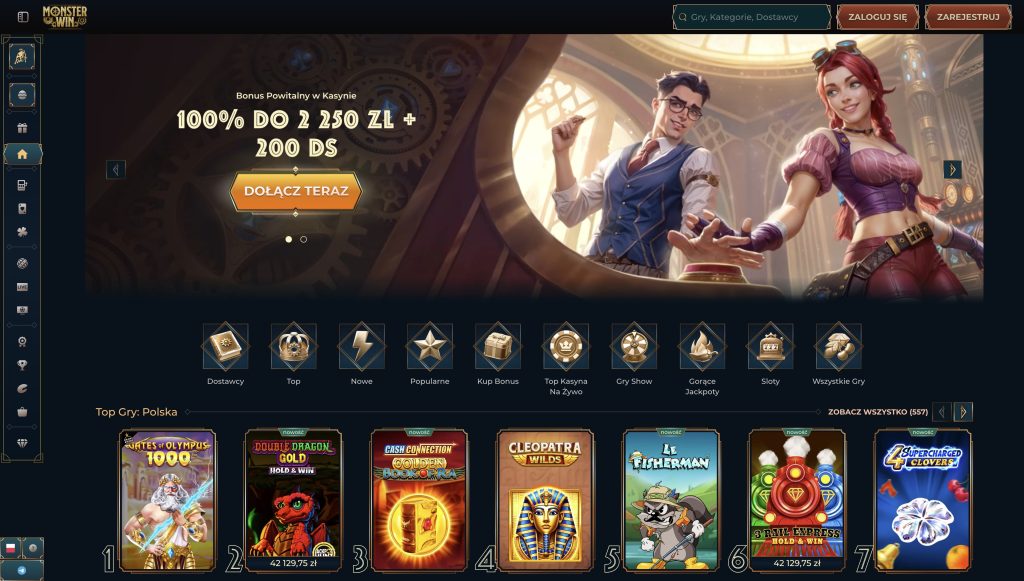 MonsterWin casino recenzja
