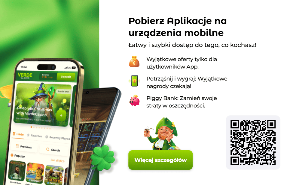 Verde Casino aplikacja mobilna