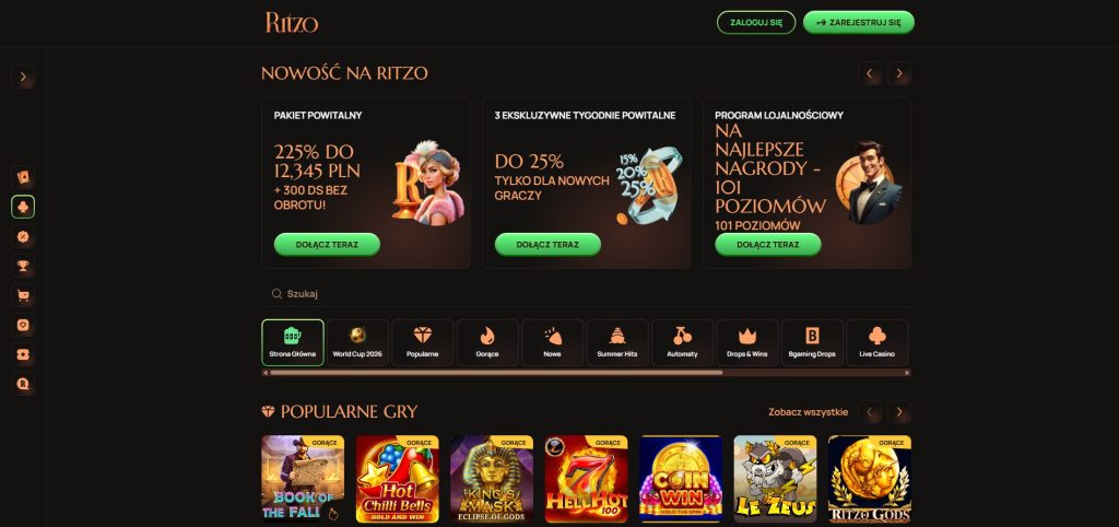 Ritzo Casino recenzja