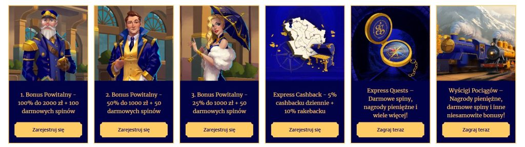 SlotExpress bonusy