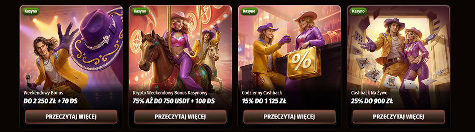 Powtarzające się promocje kasyna WestAce